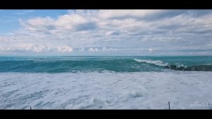 Утренняя магия морского побережья. Гагра