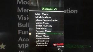 [WAW/1.07] Discarded v3 Mod Menu