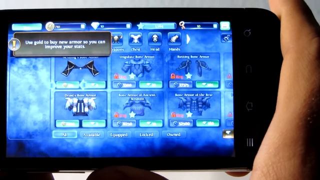 ZTE Blade III Dungeon Hunter III gameplay video  Tech2.hu