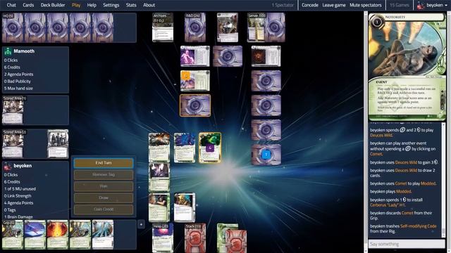 Android Netrunner: COMET AYLA смотреть онлайн