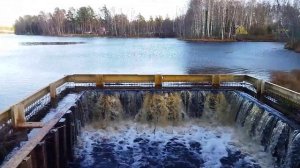 Плотина, прогулка, река Грузинка