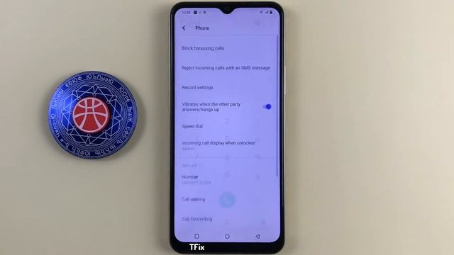How to change call blocking notification on Vivo Y16 Android 12