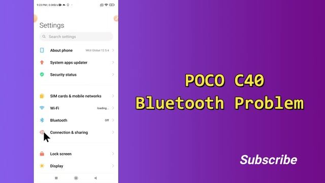 POCO C40 Bluetooth Problem | poco Bluetooth not working issue (220333QPG) смотреть онлайн