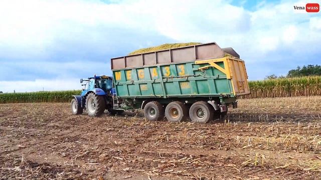 Big Silage Smržice - New Holland T7.250 + Mega 33 смотреть онлайн