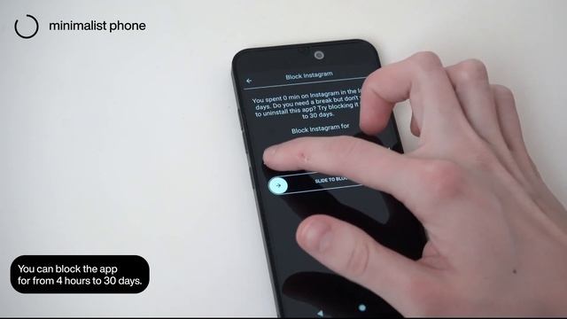 How to block any app on Android digital detox with minimalist phone