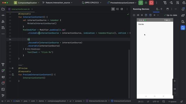 Mastering Interaction: Click, Hover, and Focus in Android UI | Android Development Tutorial