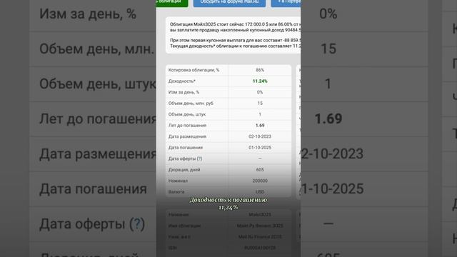 Облигация за 200000$ #облигации