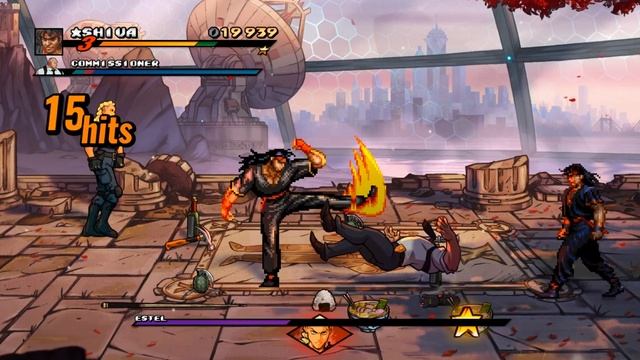 Streets of Rage 4 Retro Shiva Bros (SoR2 & SoR3) Boss Rush with CPU partner