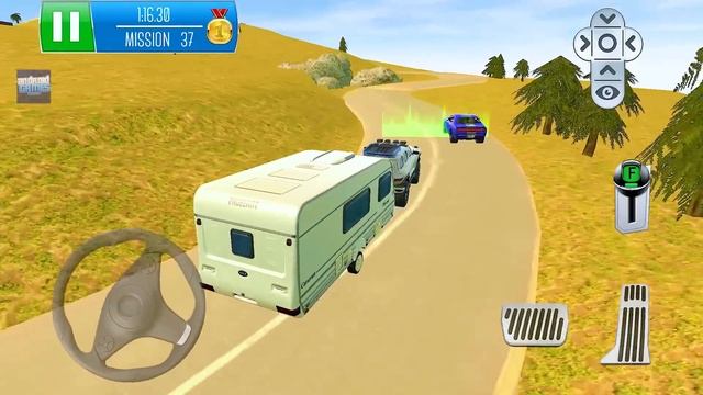 VAN Driving Through Mountain Roads #20 - Family Minivan Simulator - Android Gameplay смотреть онлайн