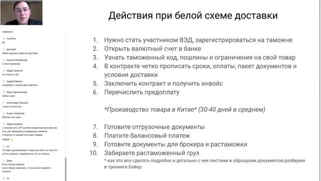 Марафон Байер 3 день Белая схема доставки из Китая