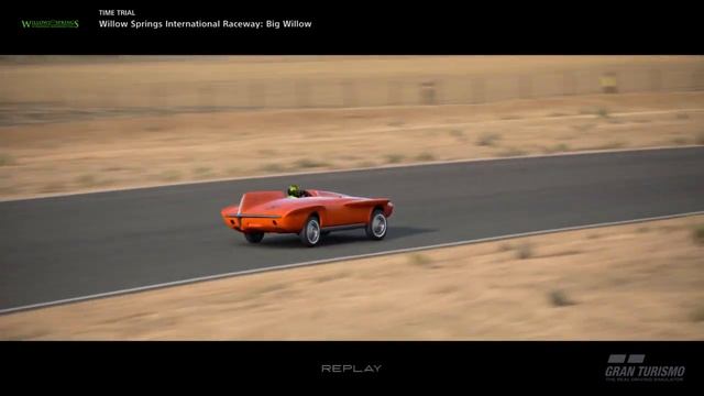 Gran Turismo®SPORT Gameplay PS4 (Plymouth XNR Ghia Roadster | Willow Springs International Raceway) смотреть онлайн