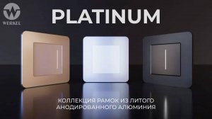 Коллекция премиальных рамок Platinum Werkel из анодированного алюминия Werkel.Market