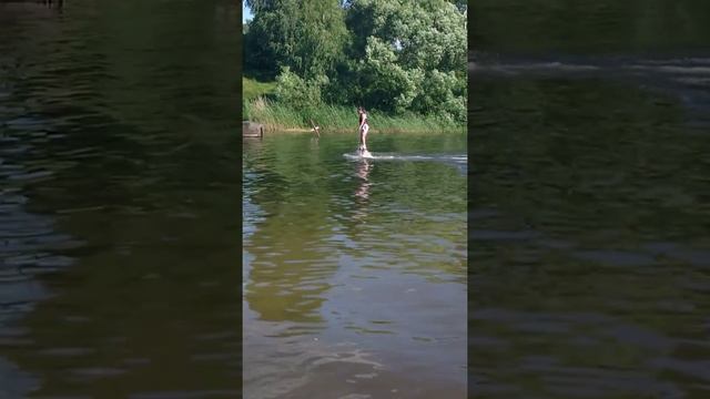 Водные забавы. Пироговское водохранилище.