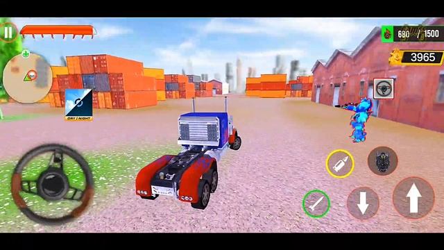 Optimus Mega Robot Multi Transformers: Jet Bike Truck Games | Android iOS Gameplay смотреть онлайн