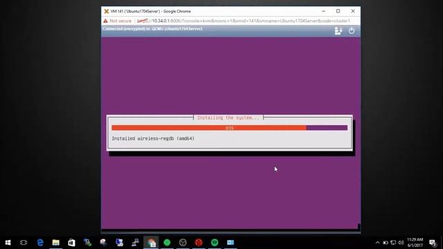 Install Ubuntu 17.04 Server on Proxmox Virtual Environment смотреть онлайн