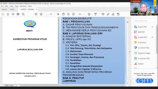 Penyiapan Akreditasi Program Studi Hari Ke-2