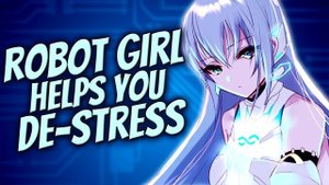 Cute Robot Girl Helps You Relax 💙 | ASMR Roleplay [Comfort]