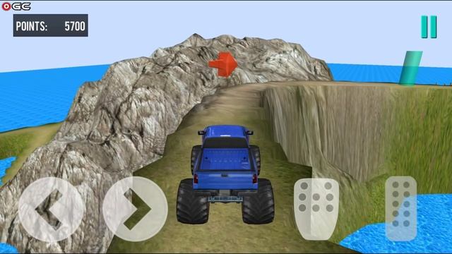 Monster Truck Driver - Hill Mountain 4x4 Big Truck Car Games - Android GamePlay