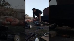 двигатель Лифан коробов с маховиком и сцеплением Днепр пуск первый