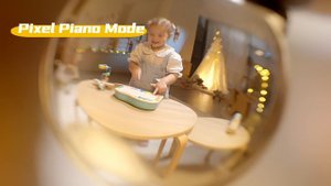 Волшебное прикосновение: пиксельное пианино с динамическим экраном