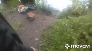 с маховой удочкой на себеля