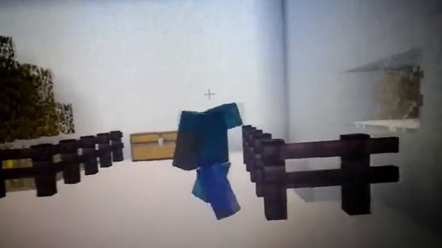 Баг в майнкрафте.безголовый и без рукий стив. смотреть онлайн