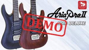 Электрогитара ARIA MAC-DLX - демонстрация звучания