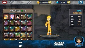 MANTAP!! Stickman Warriors Mod Apk Unlock All Characters 1.3.4