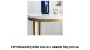 WE Furniture Round Side Table Review
