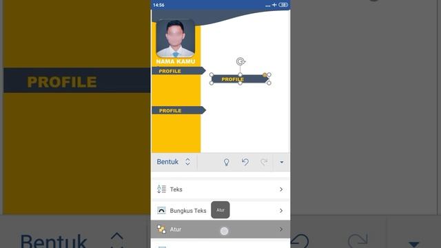 Cara membuat CV Lamaran Kerja Di MS. Word Android