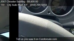 2007 Chrysler Sebring Limited 4dr Sedan for sale in Lexingto