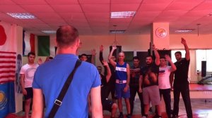 Каха в спортивном клубе
