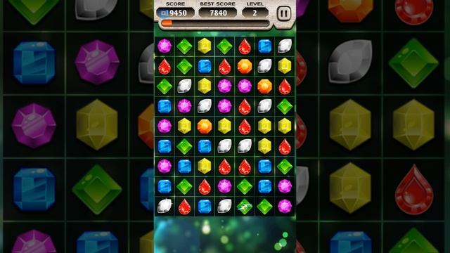Jewels classic: Space - Android Gameplay Classic mode part 2