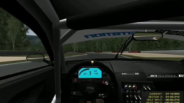 rFactor, Enduracers, FIA GT 2007, round 06 - Spa-Francorchamps, onboard смотреть онлайн