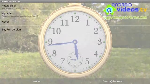 Android Clock Live Wallpaper смотреть онлайн