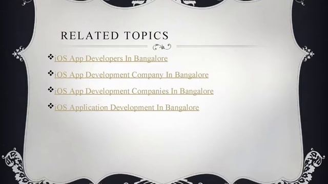 iOS Application Development In Bangalore - BRILLMINDZ