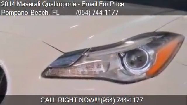 2014 Maserati Quattroporte S Q4 AWD 4dr Sedan for sale in Po