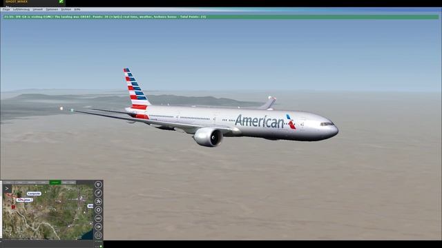 GERENG FSX  B777  KLAS  KIAH  Las Vegas - Houston