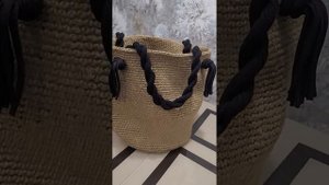 Пляжная сумка из джута @ KorzinkaShop