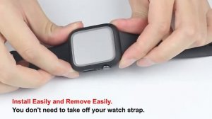 POFIBO (Screen Protector + Case ) for Apple Watch - Installation Video