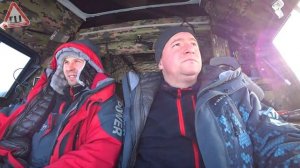 Вездеход на Онего! Лед ломается,  не пускает на рыбалку! ч1