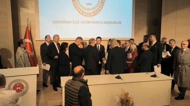 Trabzon Ortahisar Belediye Başkanı Ahmet Kaya mazbata töreni Canlı yayın смотреть онлайн