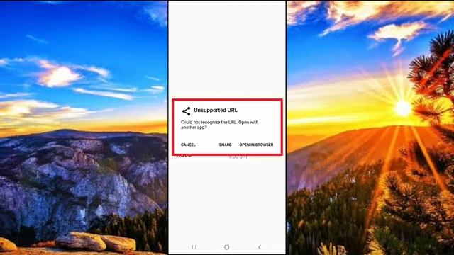 Unsupported URL In WhatsApp Could not recognize the URL Problem Solve
