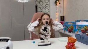 Распаковка детского микроскопа😇😉🤓