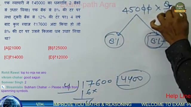 Simple Interest short tricks || साधारण ब्याज || Percentage concept || #Exampath