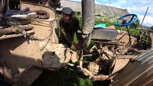 На ЮГ Архангельской! Потоп в вездеходе! Деревянный снегоход!
