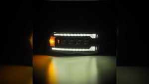 Светодиодные фары серии NOVA и серии LUXX от AlphaRexUSA для Додже Рэм 2002-2005