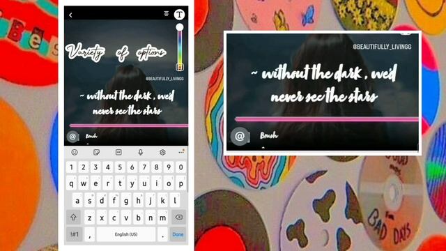 How To Add Aesthetic Text to photos iosandroid