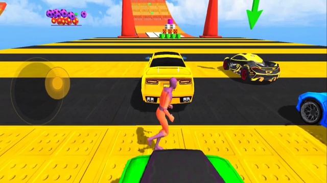 Impossible Car Stunts Master | Mega Stunt Ramp Racing Simulator | Car Game 3D | Android Gameplay #1 смотреть онлайн
