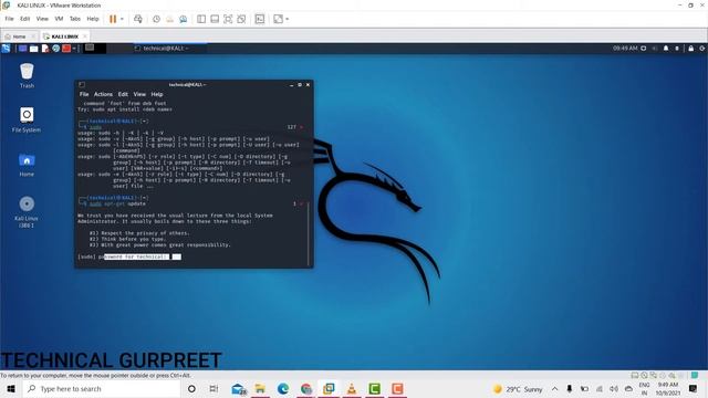 How To Enable Root Account in Kali Linux 2021.3? Learn Ethical Hacking Using Kali Linux EP 02